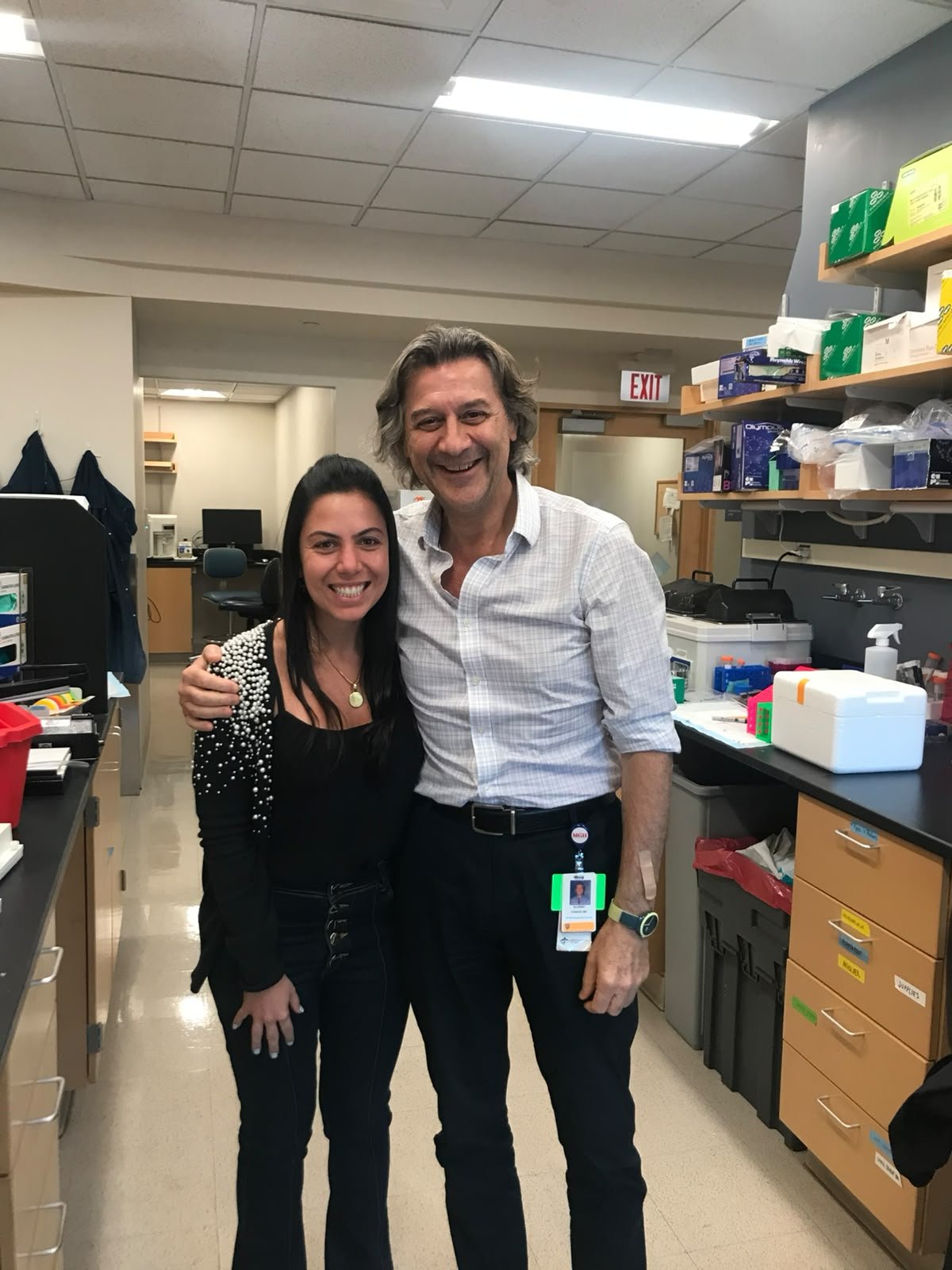 Rachel com Alessio Fasano, MD, no MGH Boston