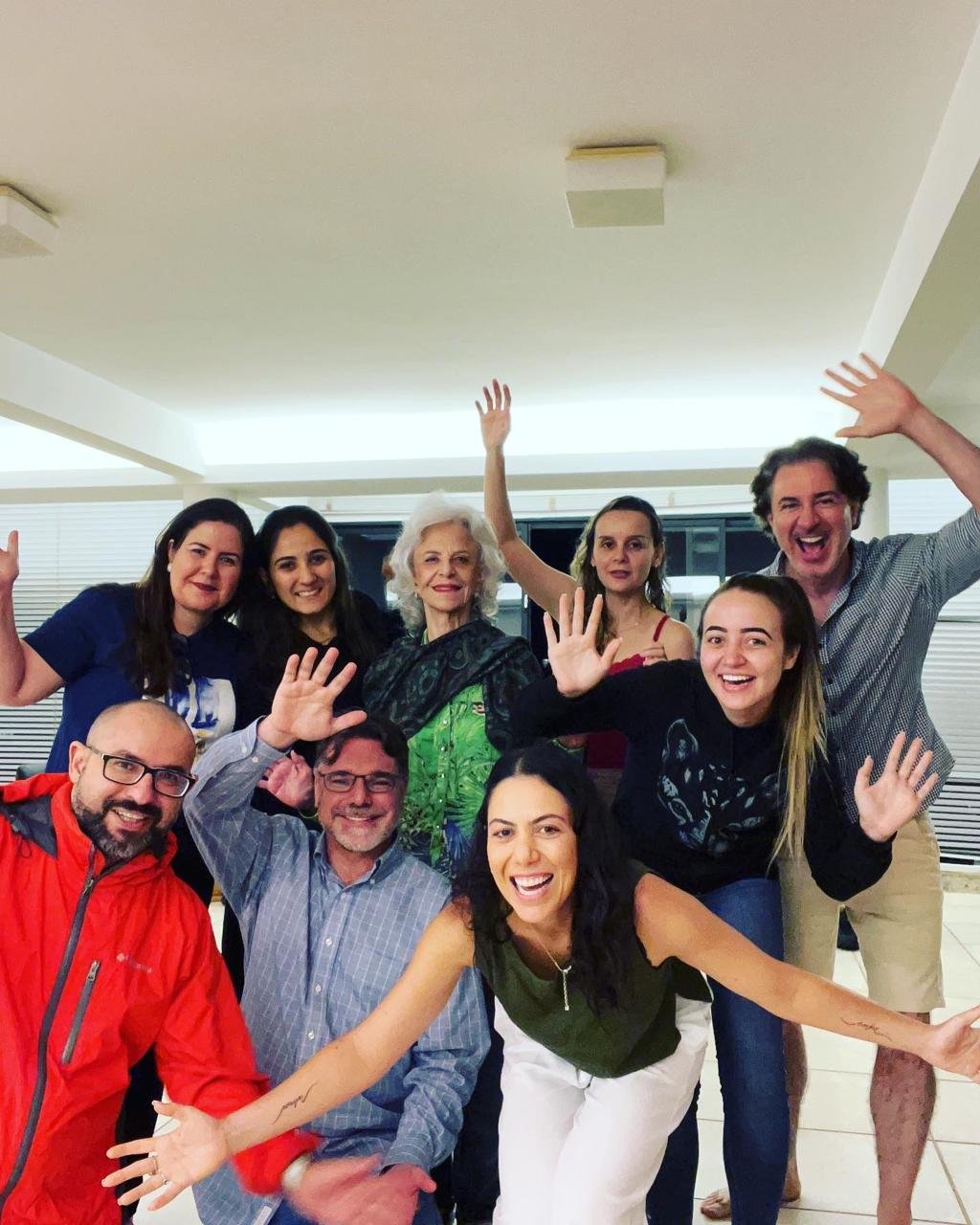 Turma presencial de mindfulness, abril de 2023